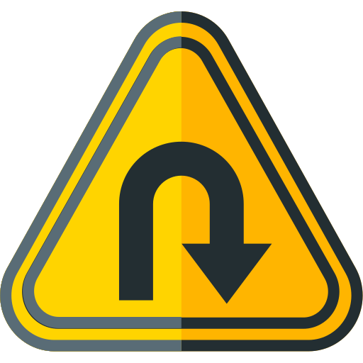 유턴 무료 아이콘