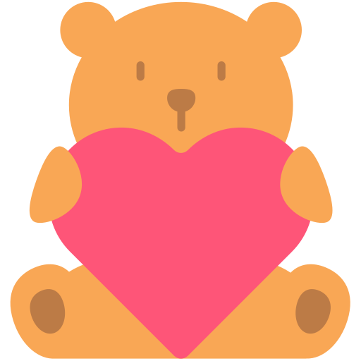 oso de peluche icono gratis