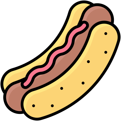 hot dog icono gratis