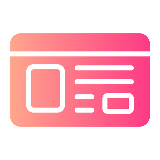 tarjeta de identificación icono gratis