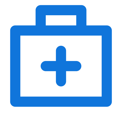 응급처치 가방 무료 아이콘