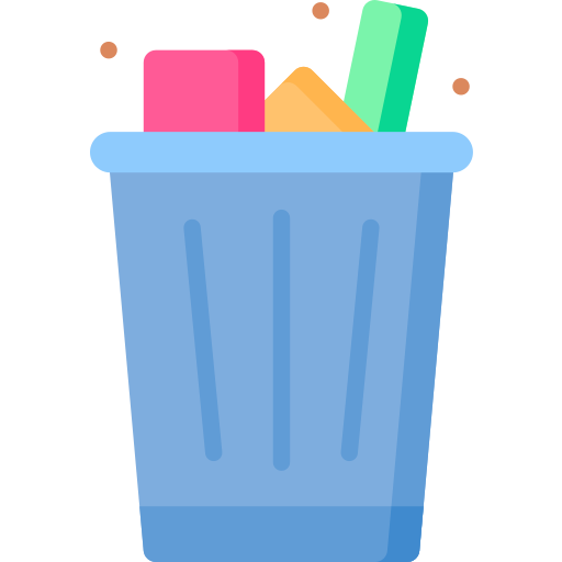 contenedor de basura icono gratis