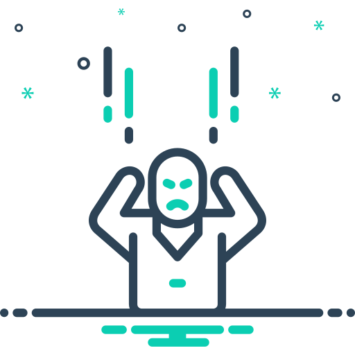 enojado icono gratis