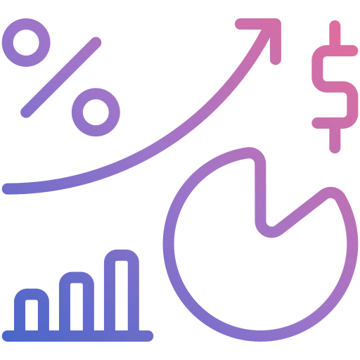 gráfico de crecimiento empresarial icono gratis