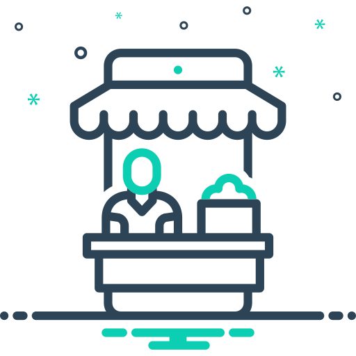 vendedor icono gratis