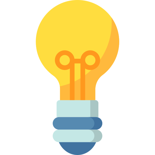 Lightbulb Special Flat icon