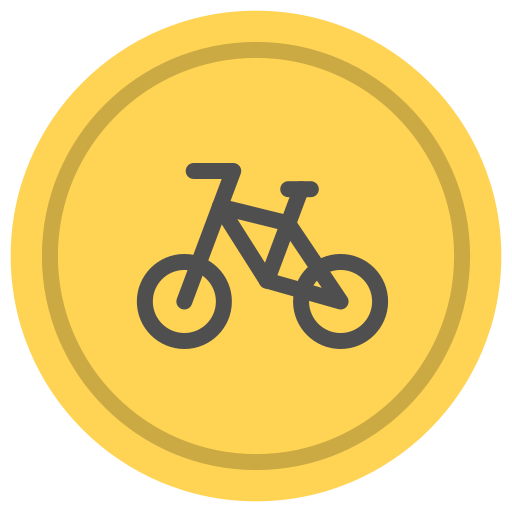 parking de bicicletas icono gratis