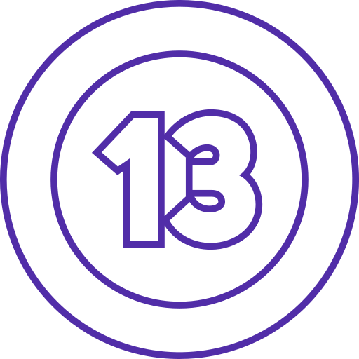 13 kostenlos Icon 13 kostenlos Icon