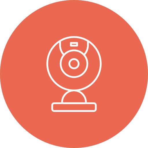 cámara web icono gratis