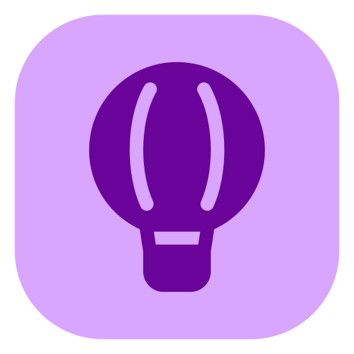 Hot air balloon free icon