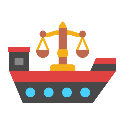 leyes marítimas icono gratis