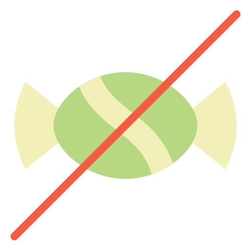 no dulce icono gratis