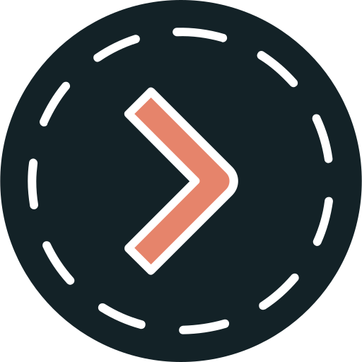 flecha correcta icono gratis