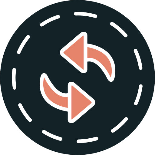 Rotate arrow free icon Rotate arrow free icon