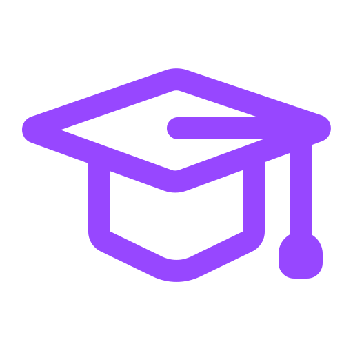 sombrero de graduado icono gratis