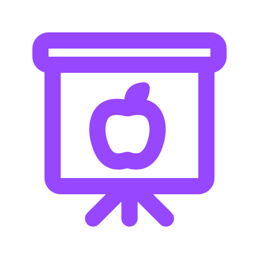 presentación icono gratis