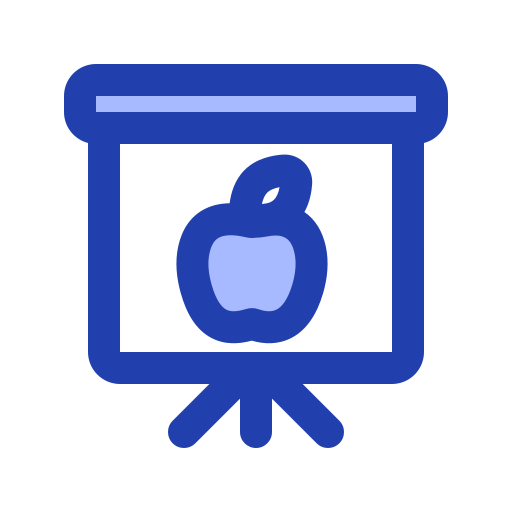 presentación icono gratis