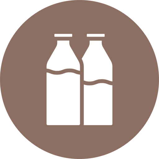 botella de leche icono gratis