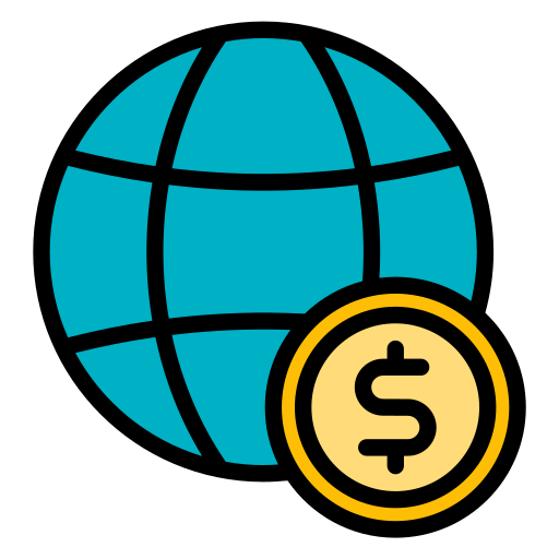 Global economy free icon