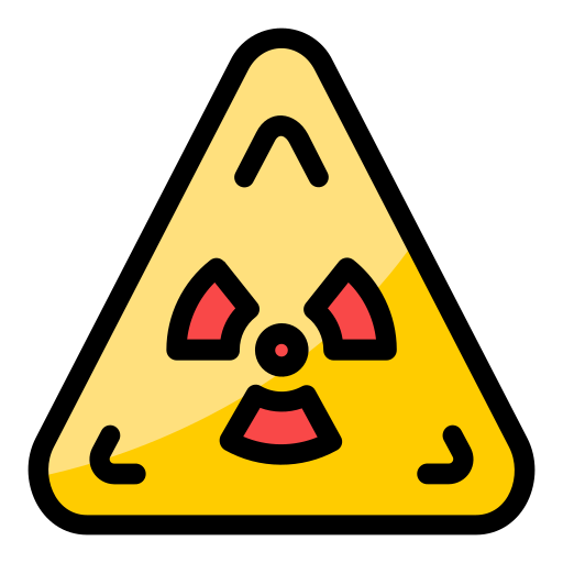 Radiation free icon Radiation free icon