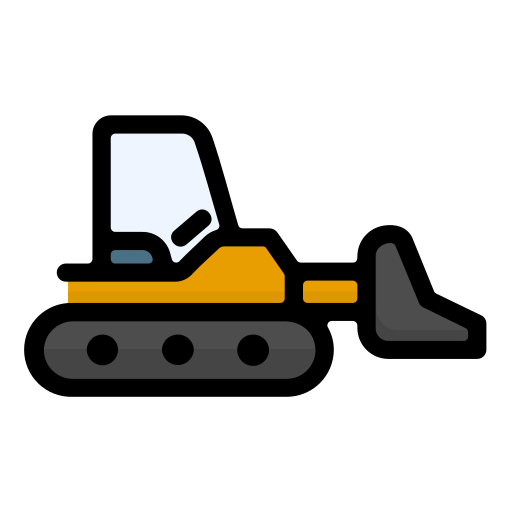 bulldozer icono gratis