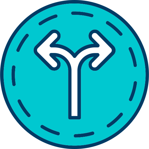 Two way free icon Two way free icon