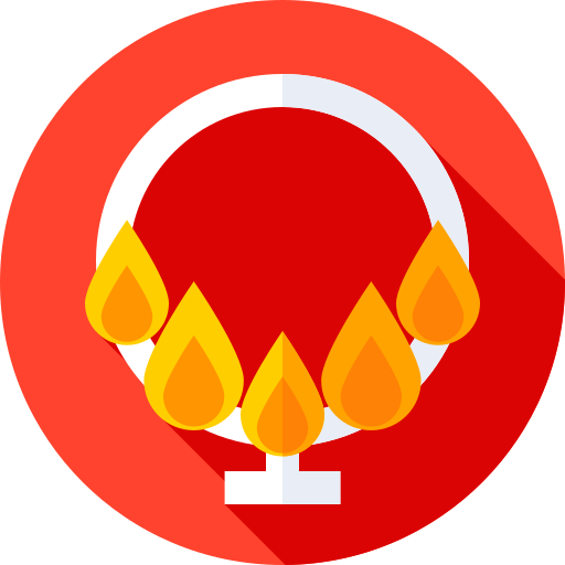 Aro de fuego icono gratis