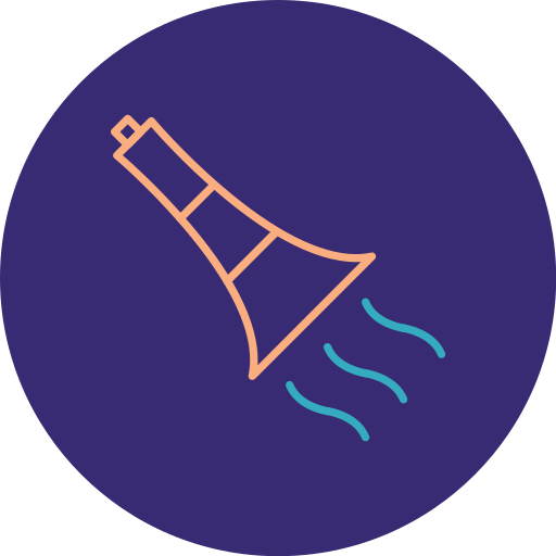 trompeta icono gratis