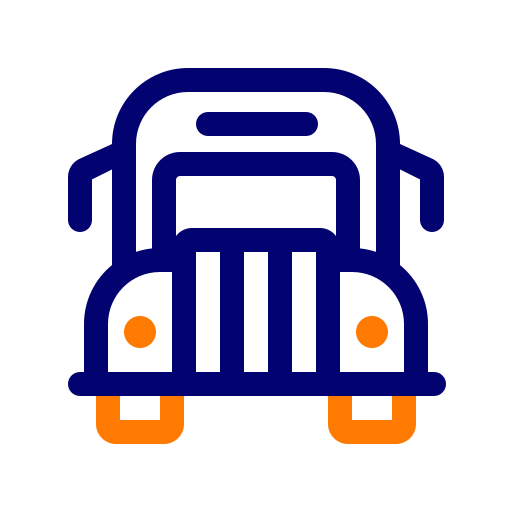 Ônibus escolar grátis ícone Ônibus escolar grátis ícone