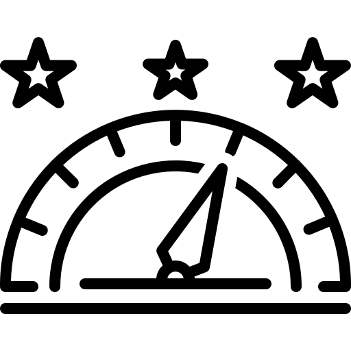 compteur de vitesse Icône gratuit