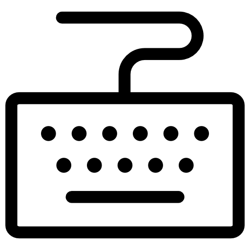 Keyboard free icon