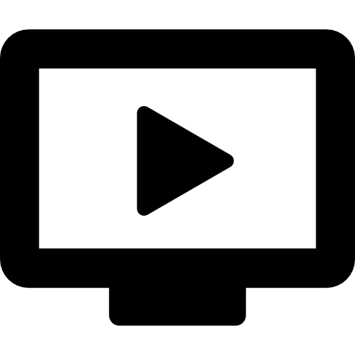 reproductor de video icono gratis