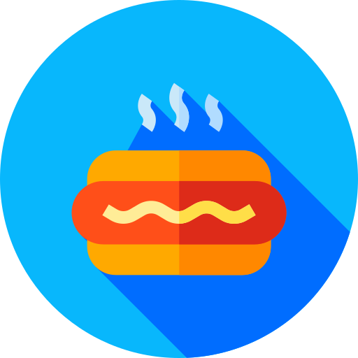 hot dog icono gratis