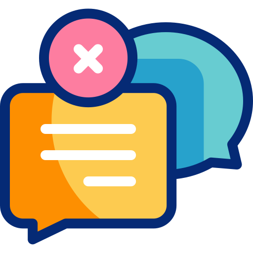 No chat free icon No chat free icon