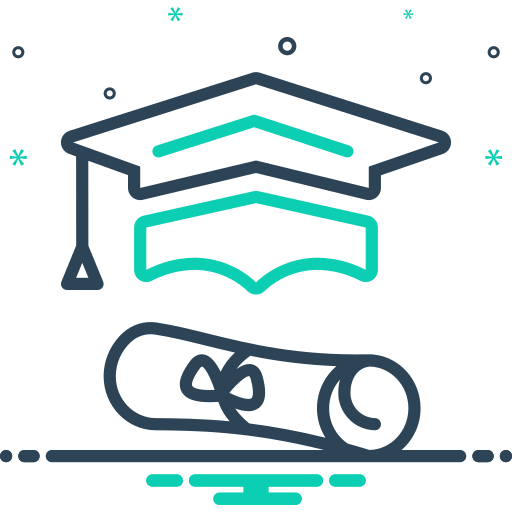 graduación icono gratis