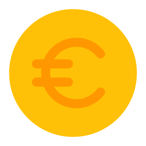 euro icono gratis