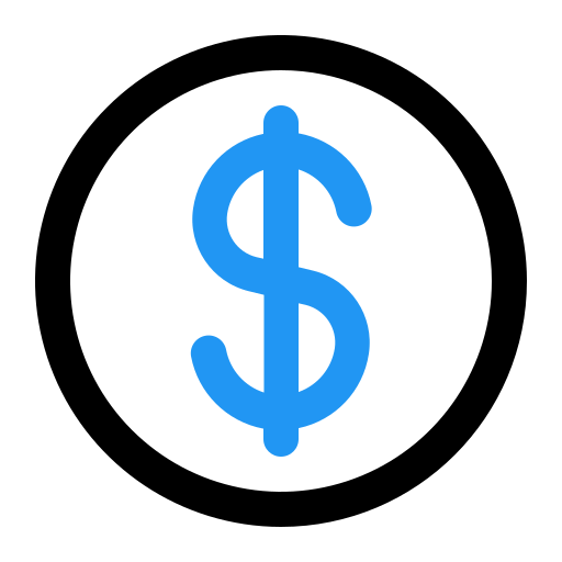 Dollar free icon