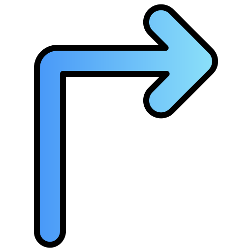 biegen sie rechts ab kostenlos Icon biegen sie rechts ab kostenlos Icon