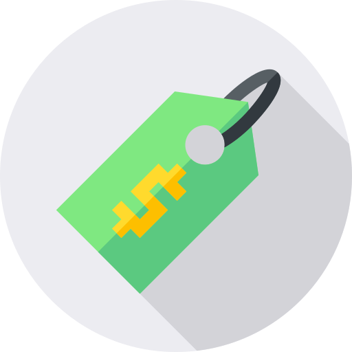 etiqueta de preço grátis ícone