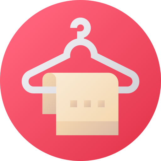 Hanger Flat Circular Gradient icon