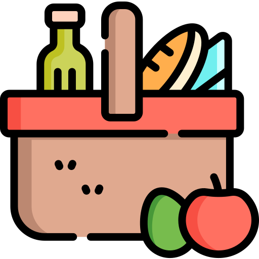 Picnic basket Special Lineal color icon