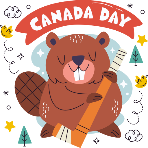 dia de canada gratis sticker