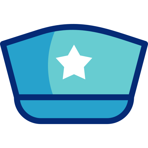 sombrero militar icono gratis