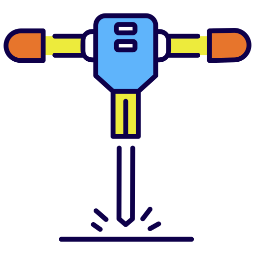 martillo neumático icono gratis