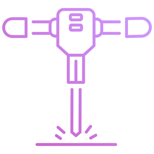 martillo neumático icono gratis