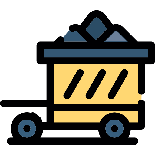Raw material free icon