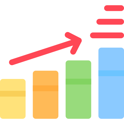 crecimiento icono gratis