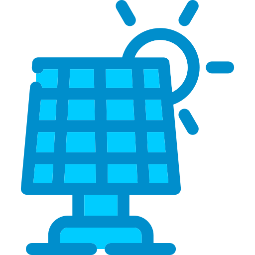 panel solar icono gratis