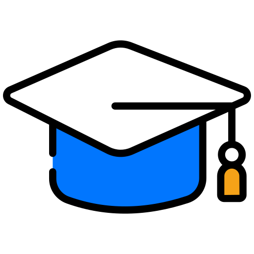 gorro de graduación icono gratis