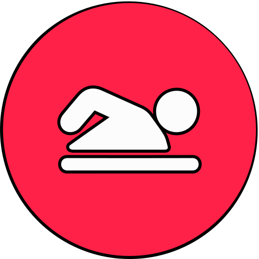 Swimming free icon